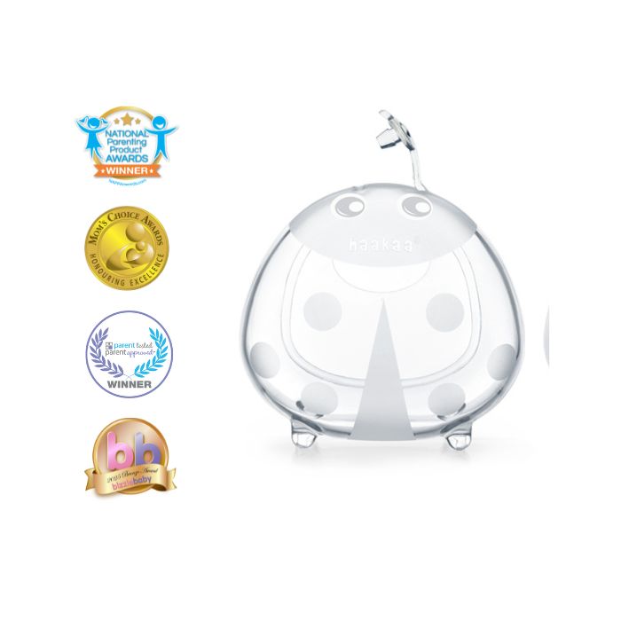 Milkddr品 haakaa Ladybug Silicone Breast Milk Collector - Wearable Nursing