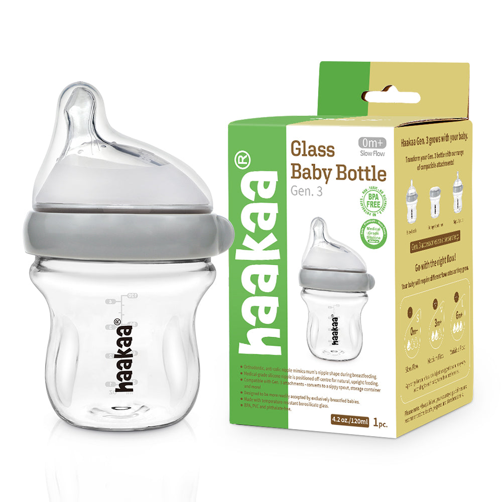 Generation 3 Glass Baby Bottle 120ml