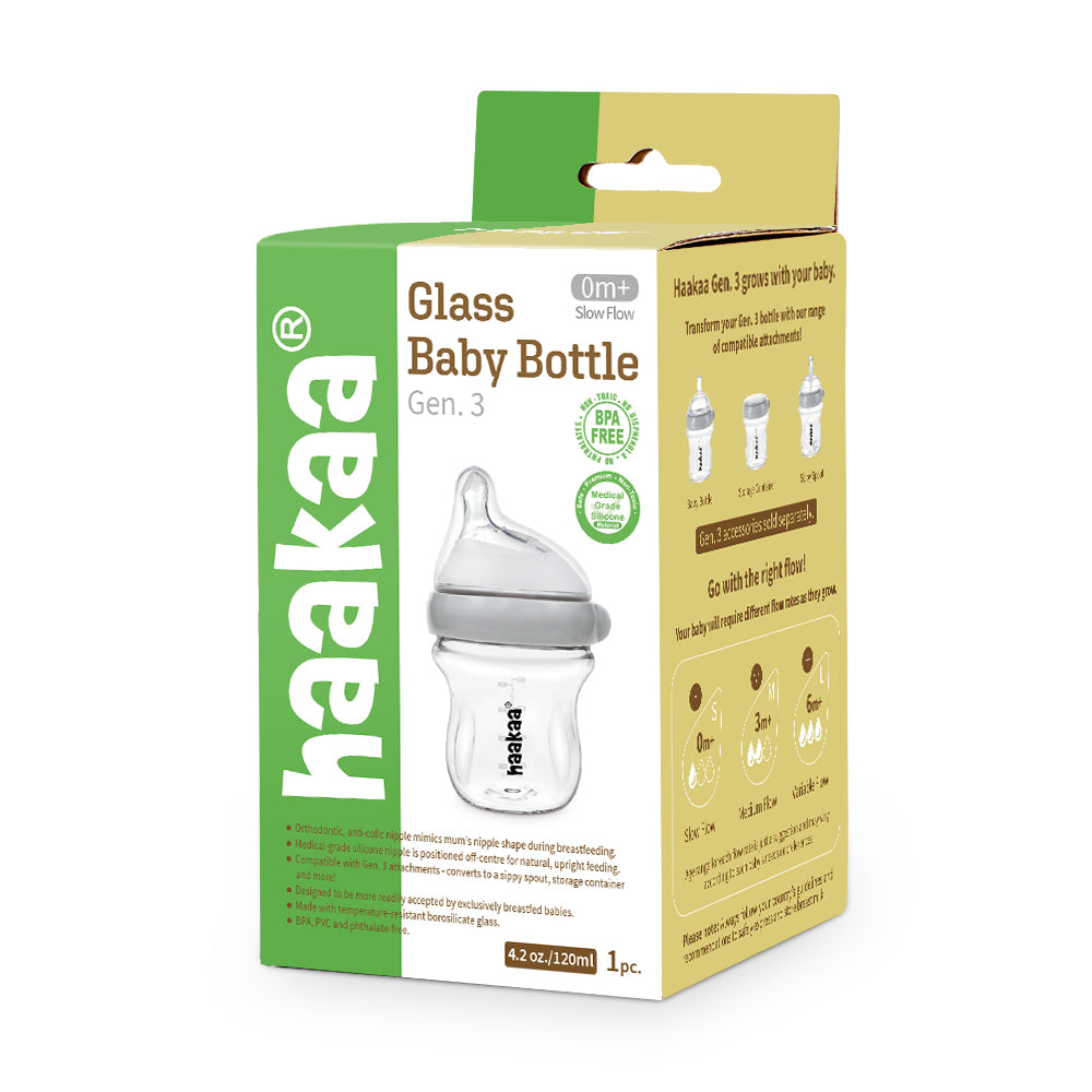 Generation 3 Glass Baby Bottle 120ml