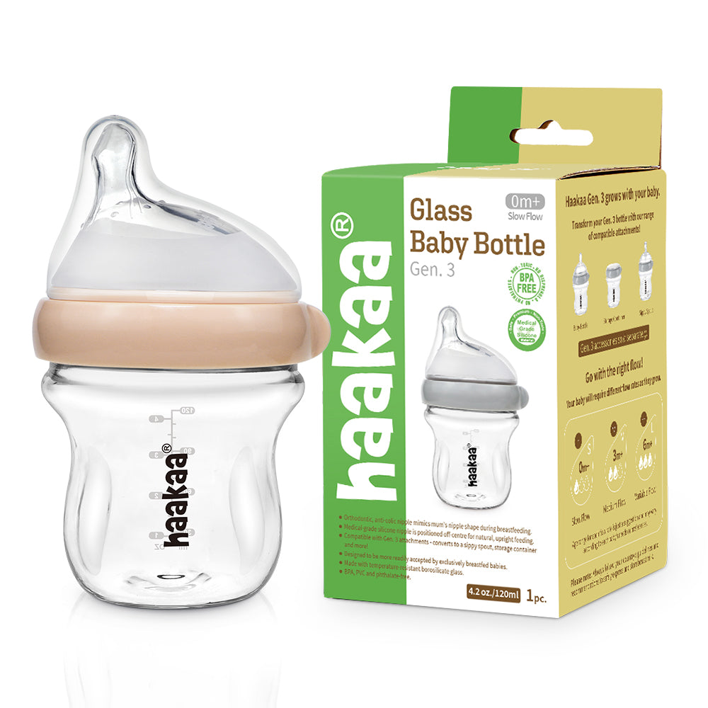 Generation 3 Glass Baby Bottle 120ml