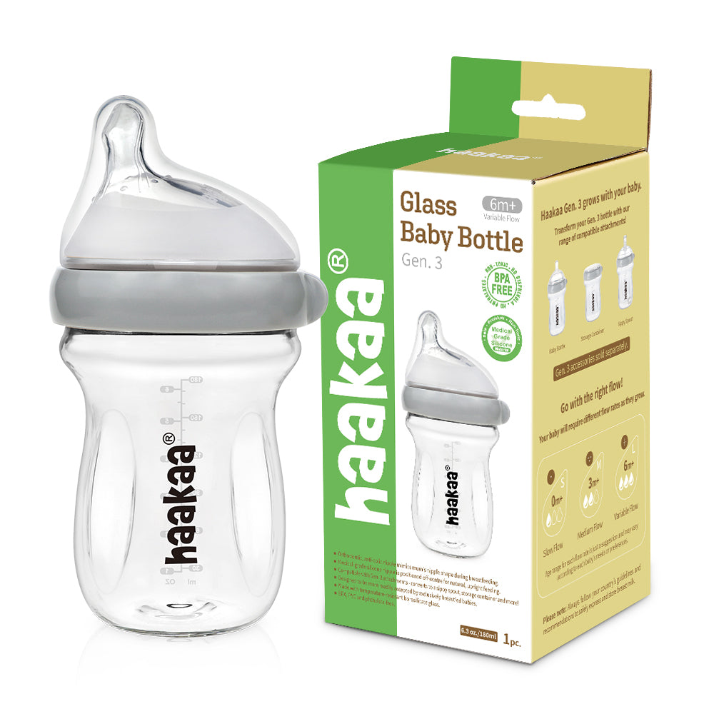 Generation 3 Glass Baby Bottle 180ml