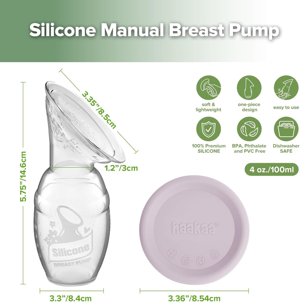 Gen. 1 Silicone Breast Pump & Cap Set