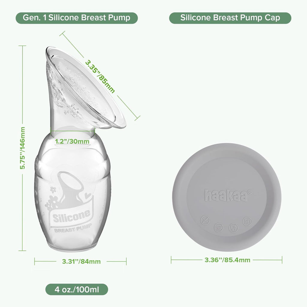 Gen. 1 Silicone Breast Pump & Cap Set