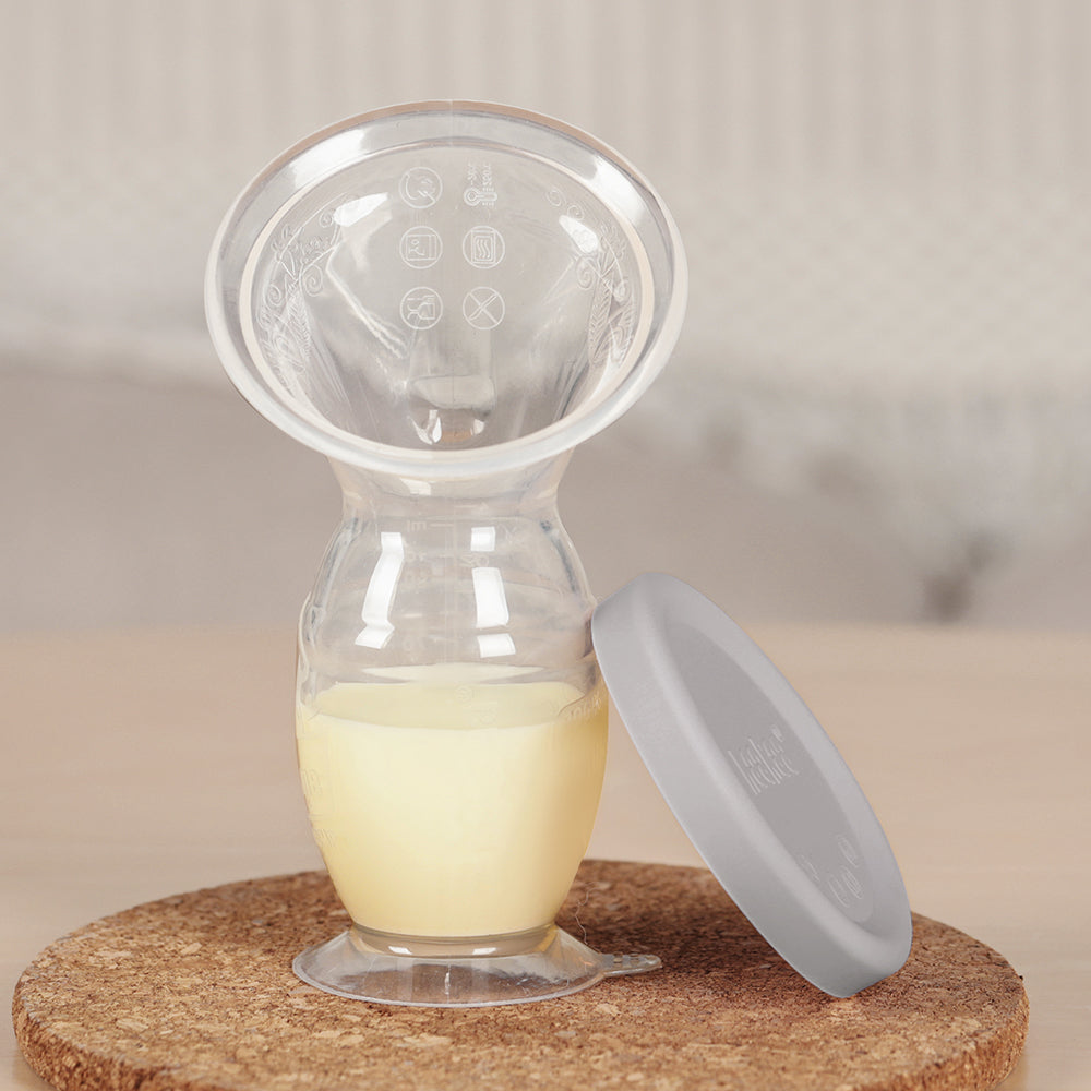 Generation 2 100ml Silicone Breast Pump with Suction Base & Silicone Cap Gift Box