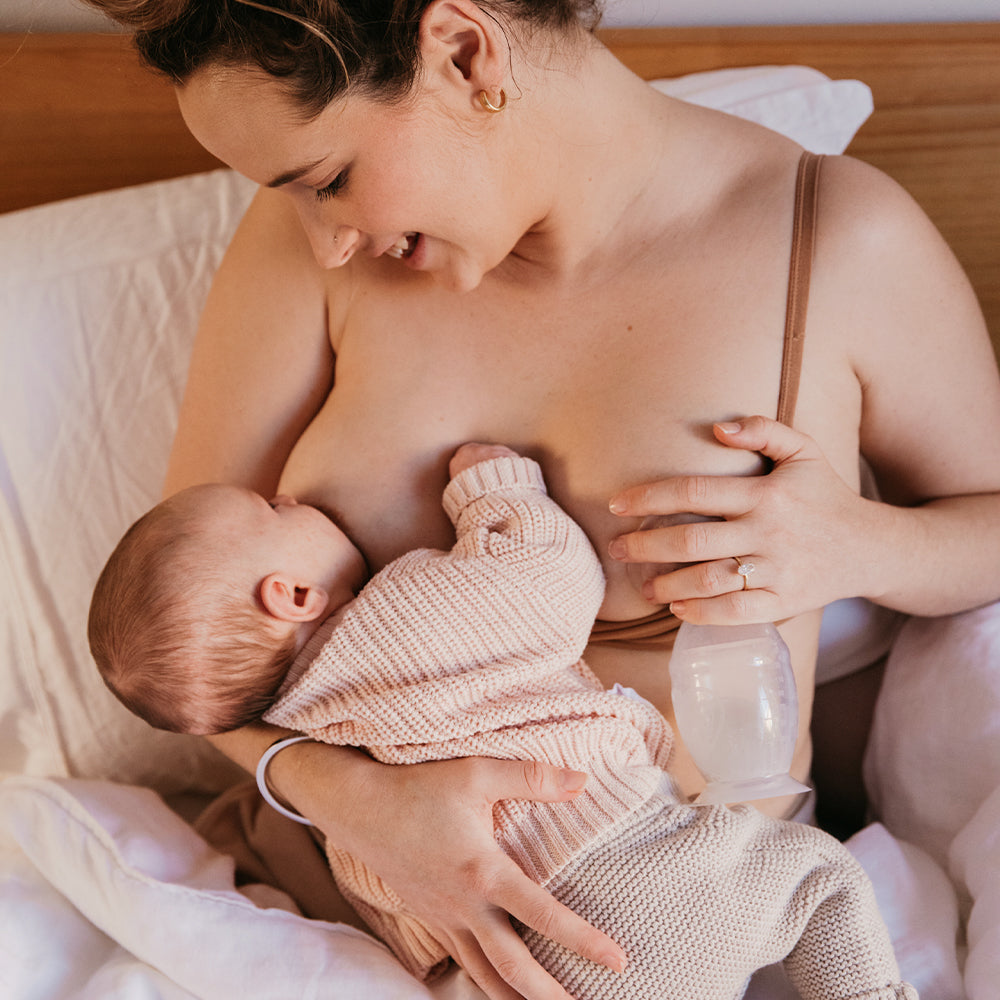 Generation 2 100ml Silicone Breast Pump with Suction Base & Silicone Cap Gift Box