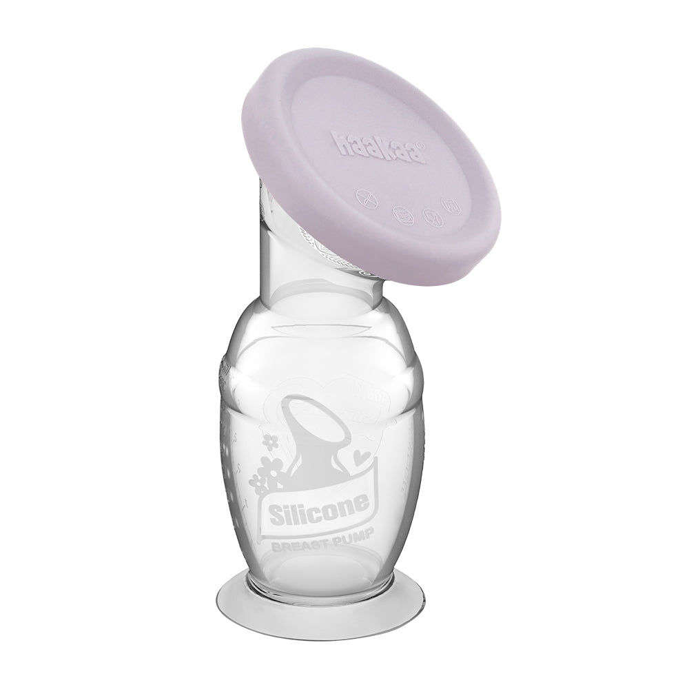 Generation 2 100ml Silicone Breast Pump with Suction Base & Silicone Cap Gift Box