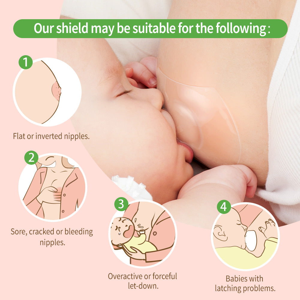 Silicone Nipple Shields 2 Pack