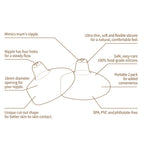 Silicone Nipple Shields 2 Pack