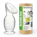 Silicone breast pump with packaging, BPA-free, portable design for breastfeeding moms