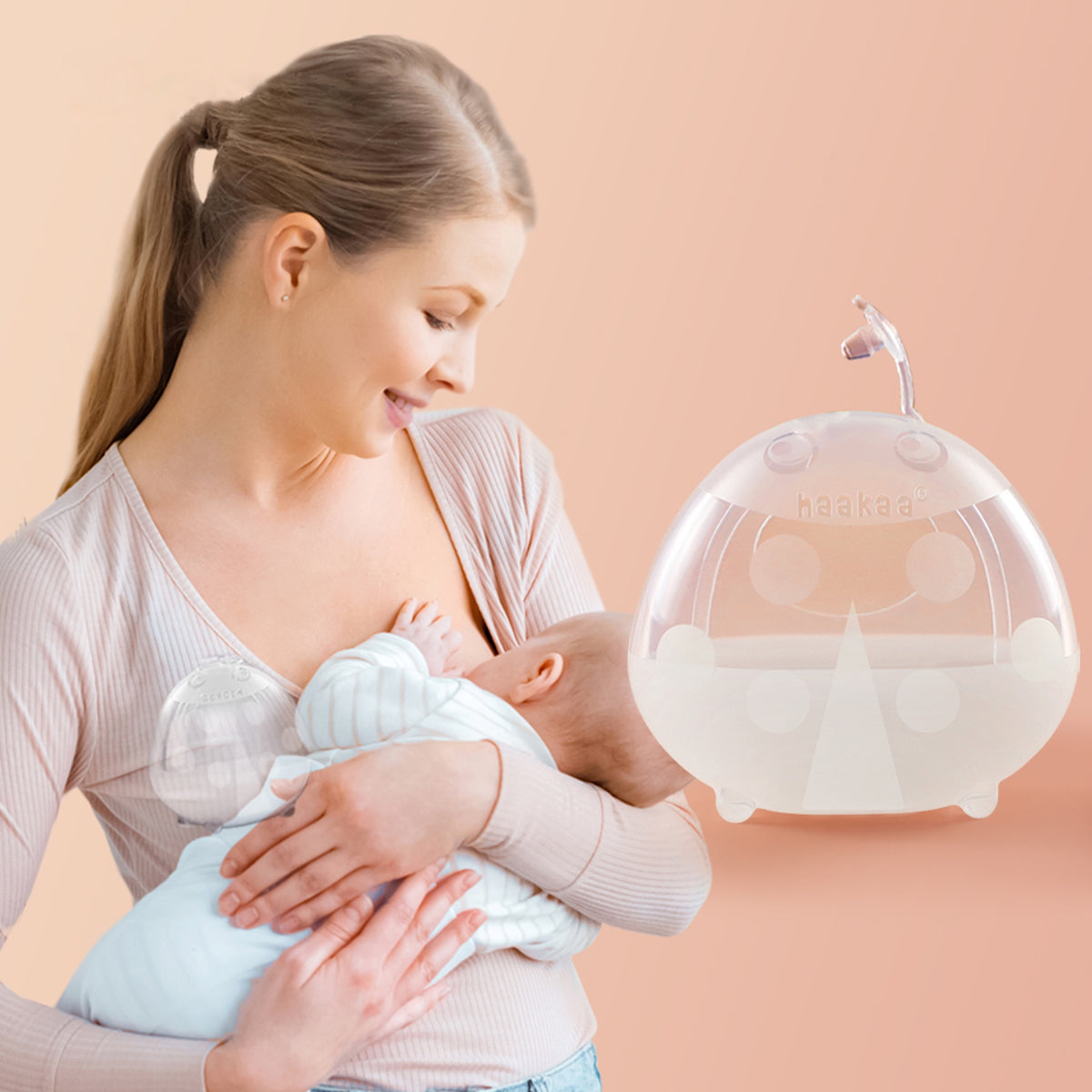 Silicone Pump & Milk Collector New Baby Combo