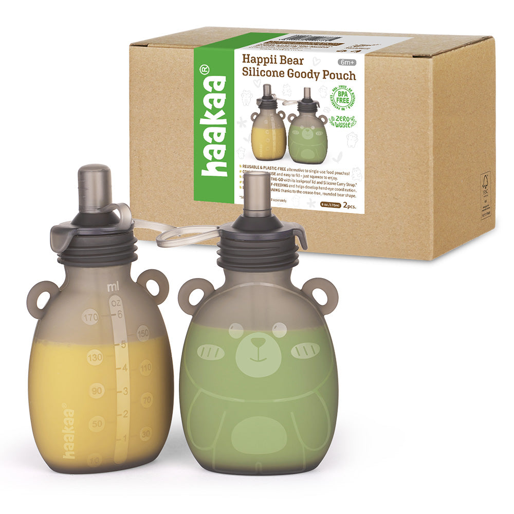 Happii Bear Silicone Goody Pouch 170ml