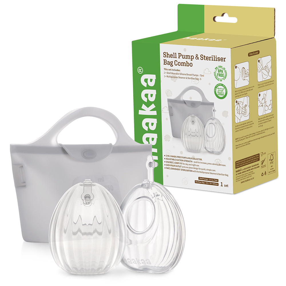 Shell Wearable Manual Breast Pump