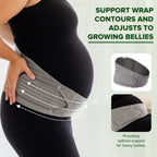 Pregnancy Support Wrap - Grey