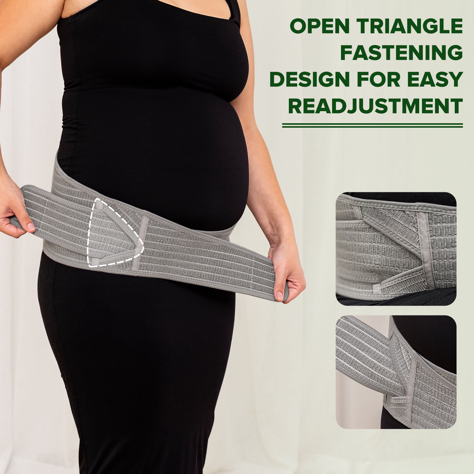 Pregnancy Support Wrap - Grey