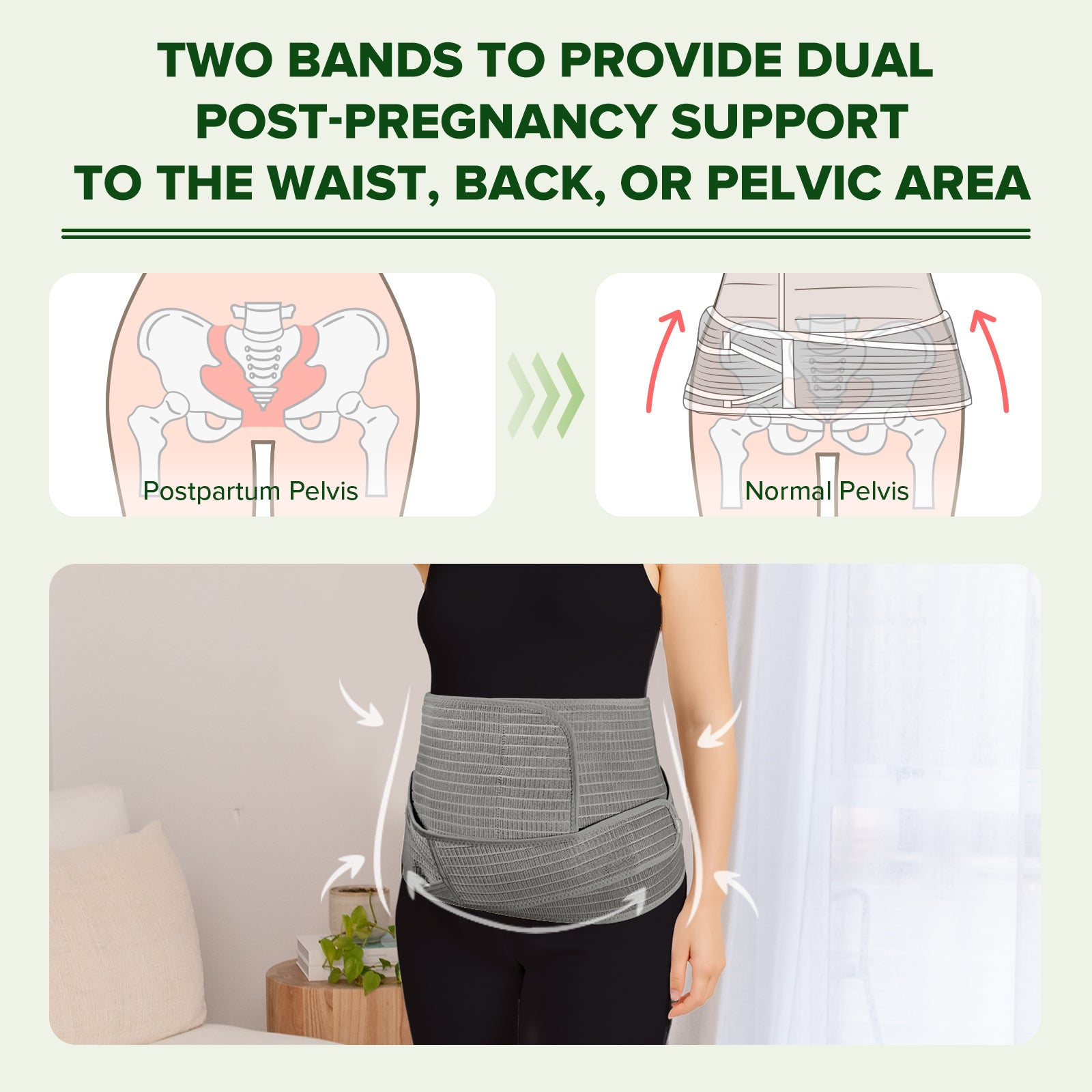 3-in-1 Pregnancy and Postpartum Belt