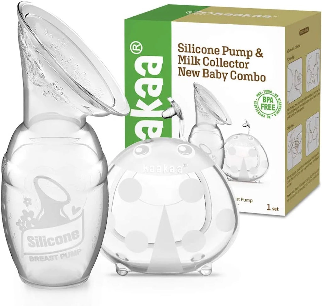Silicone Pump & Milk Collector New Baby Combo