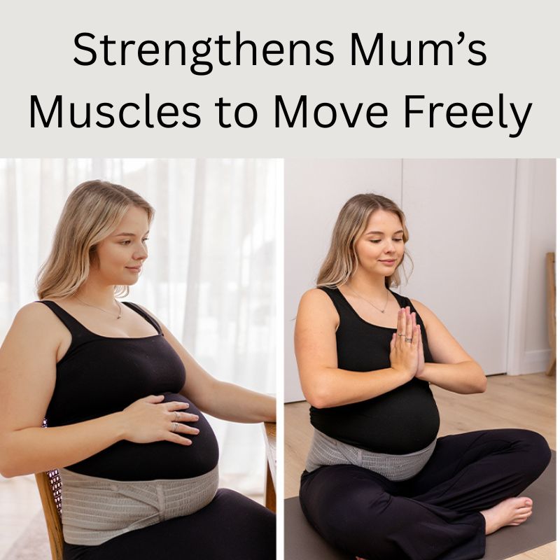 Pregnancy Support Wrap - Grey