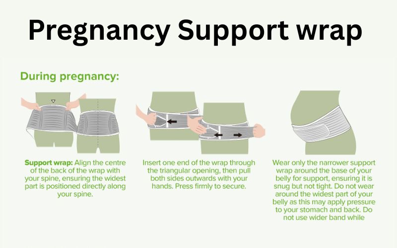 Pregnancy Support Wrap - Grey