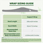 Pregnancy Support Wrap - Grey