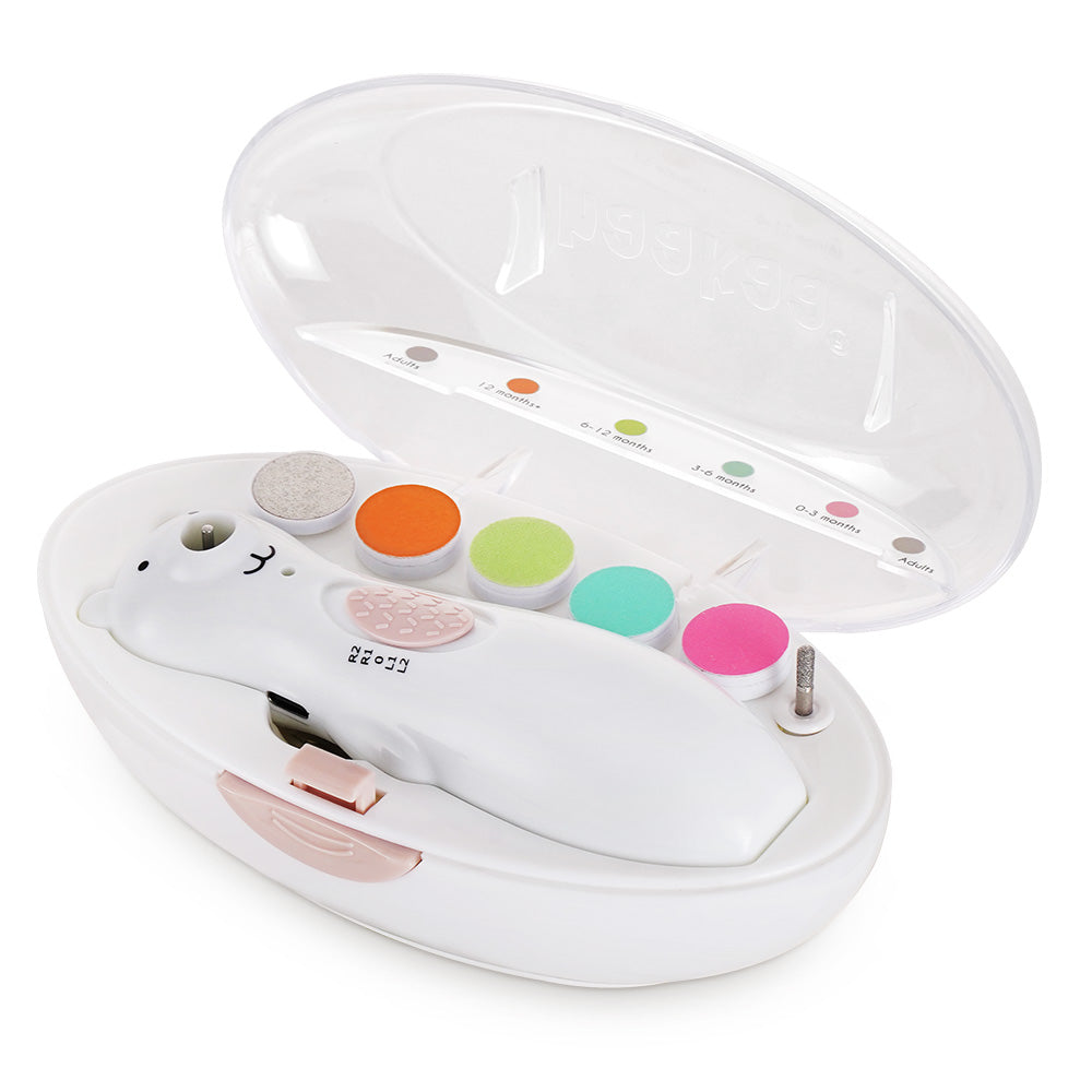 Happii Bear Rechargeable Nail Trimmer Set - White