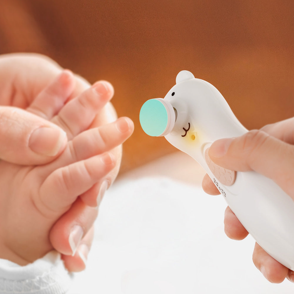 Happii Bear Rechargeable Nail Trimmer Set - White