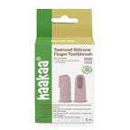 Textured Silicone Finger Toothbrush 2pc