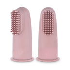 Textured Silicone Finger Toothbrush 2pc