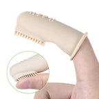 Textured Silicone Finger Toothbrush 2pc