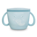 Snack-N-Seal Silicone Pouch - Elephant - Mist Blue