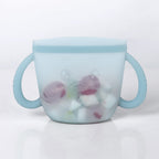 Snack-N-Seal Silicone Pouch - Elephant - Mist Blue