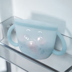 Snack-N-Seal Silicone Pouch - Elephant - Mist Blue