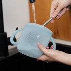 Snack-N-Seal Silicone Pouch - Elephant - Mist Blue